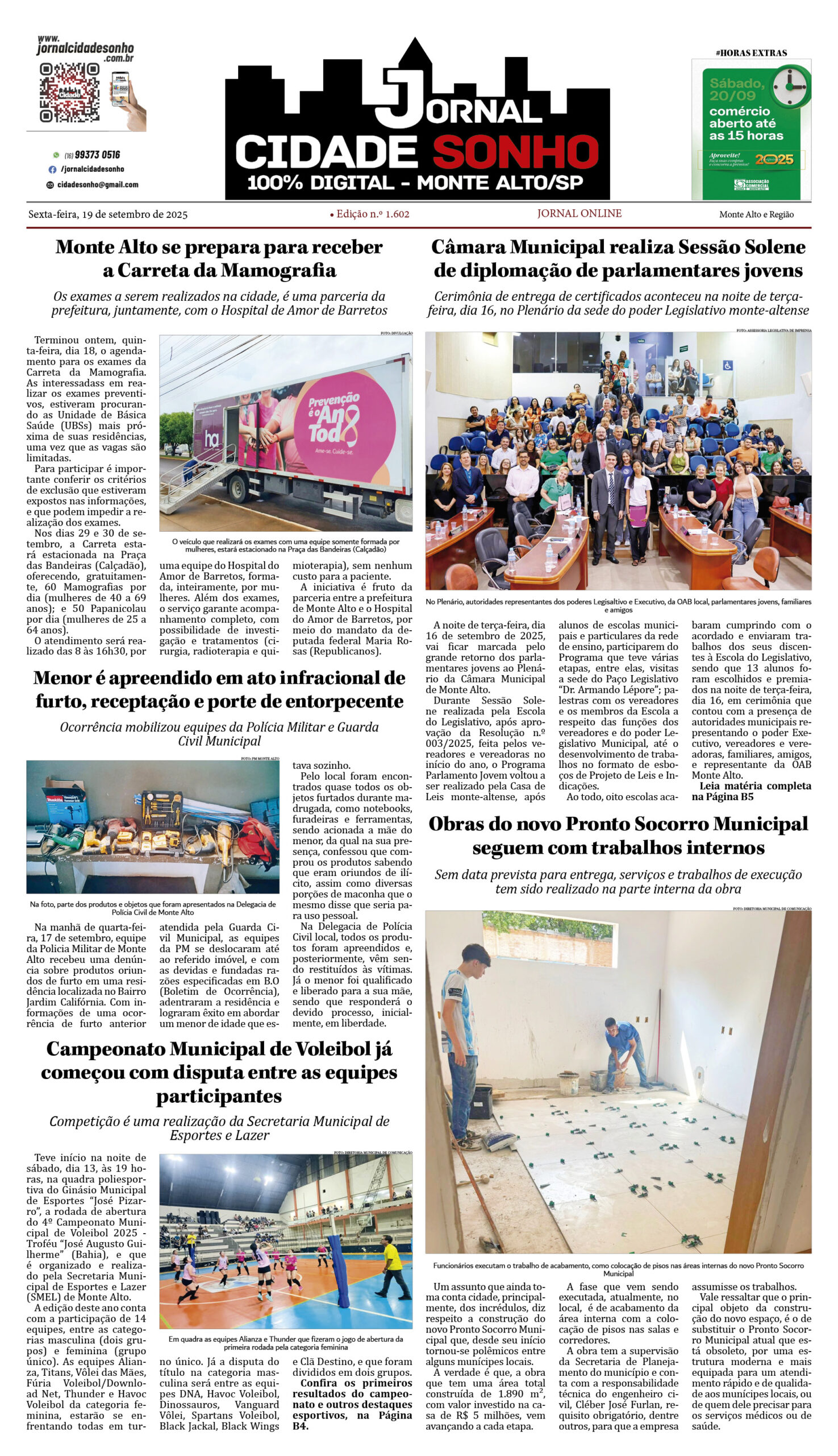 Edição nº 1.602 de 19 de setembro de 2025