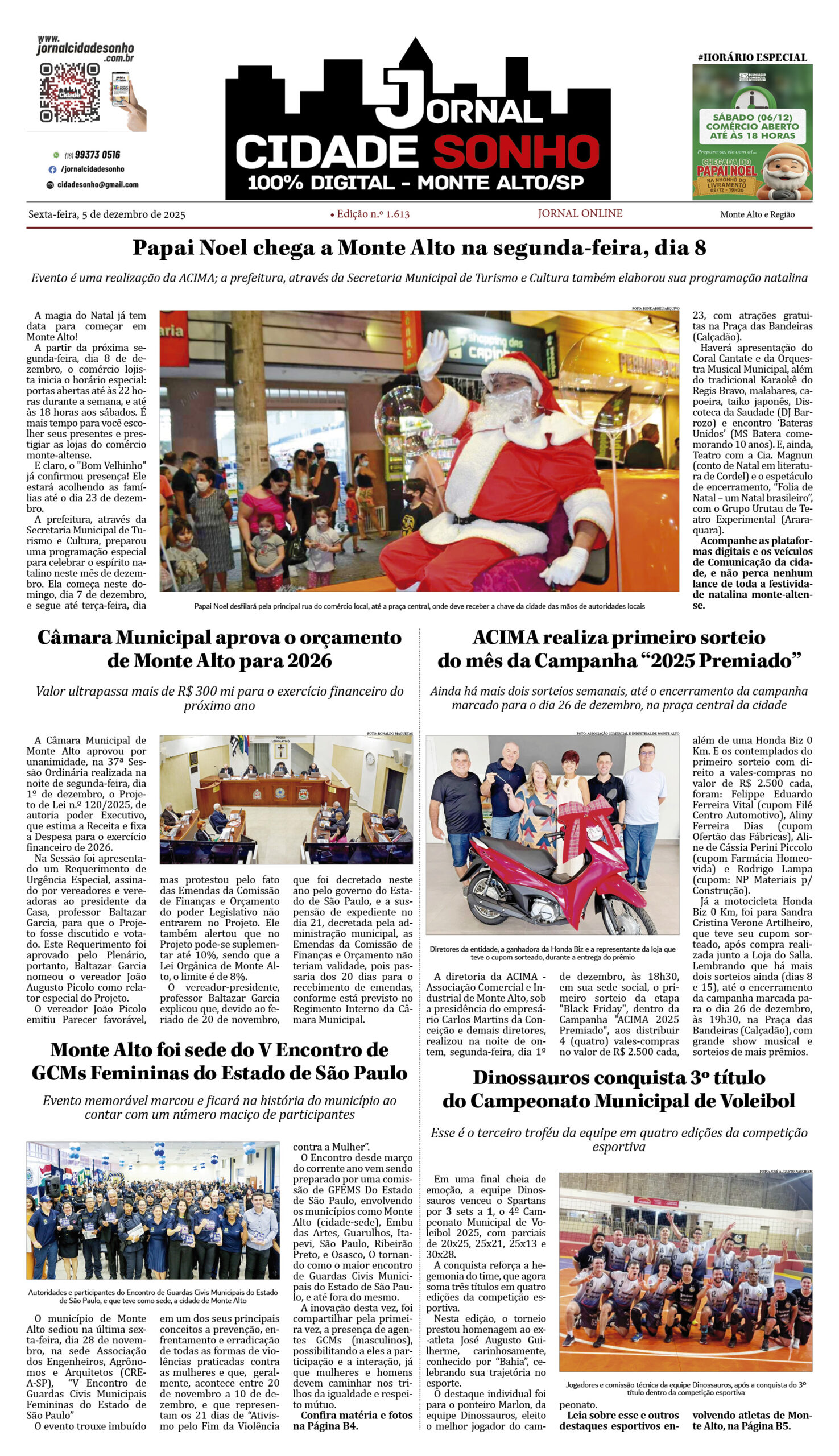 Edição nº 1.613 de 5 de dezembro de 2025