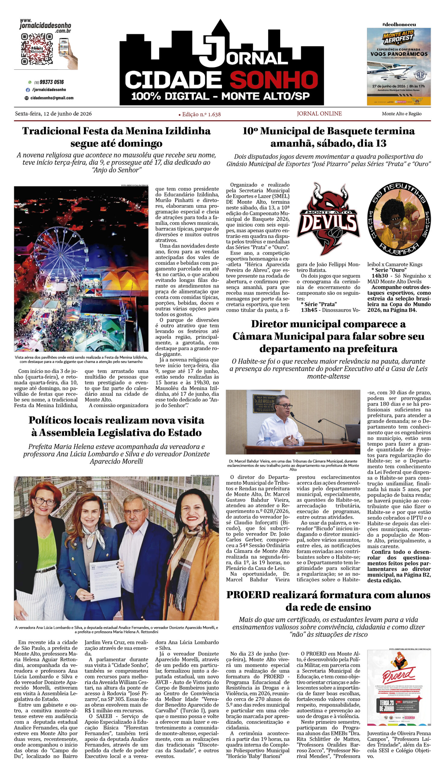 Edição nº 1.638 de 12 de junho de 2026